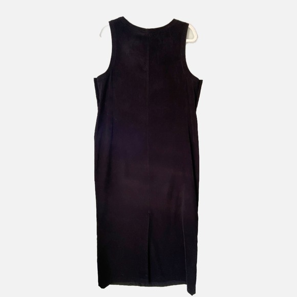 Vintage Talbots Black Jumper Dress Midi Length Modest Women's Size S - Picture 7 of 8